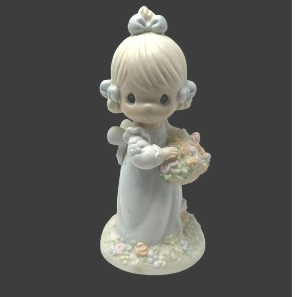 Precious Moments Take Time To Smell The Flowers 1995 #524387 Limited Edition - Picture 1 of 6